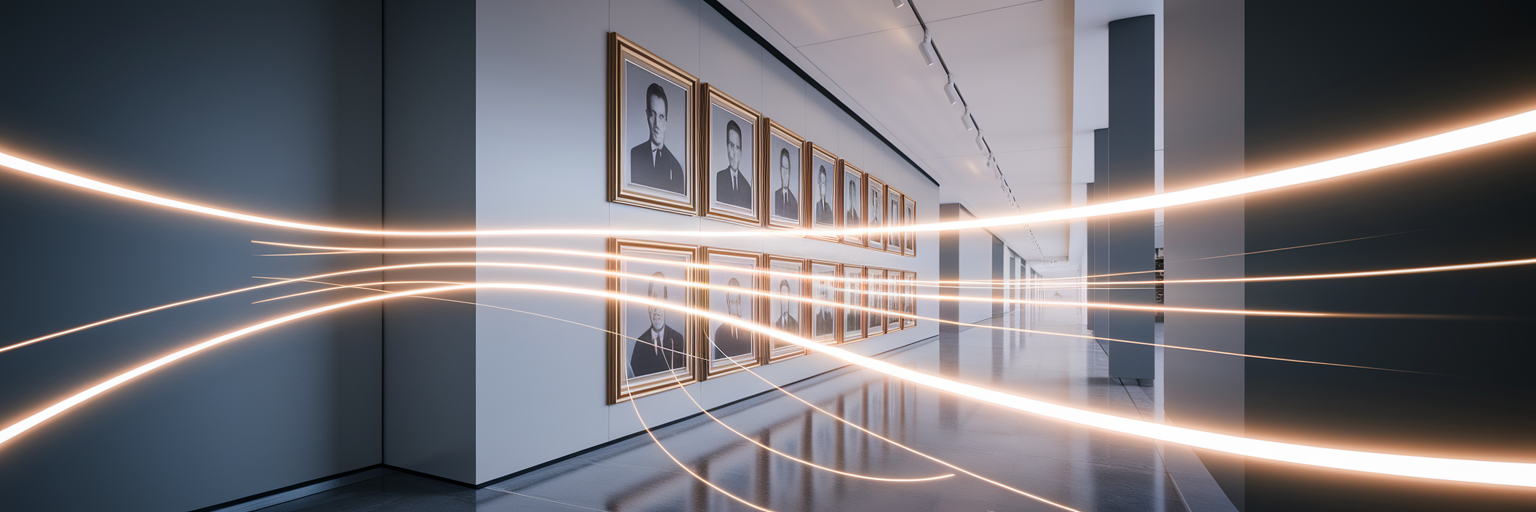 Automated management of professional team portraits