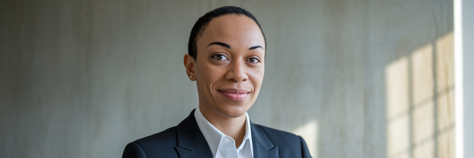 Confident financial advisor professional headshot.
