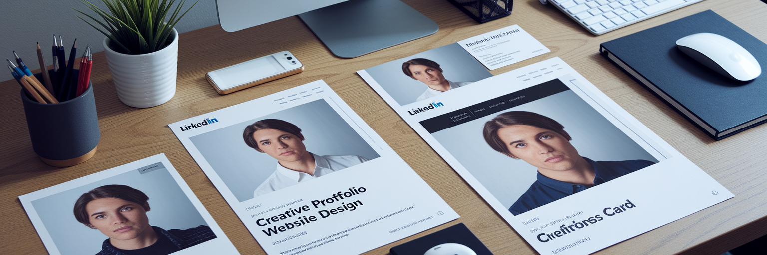 Customised headshots for different branding platforms.