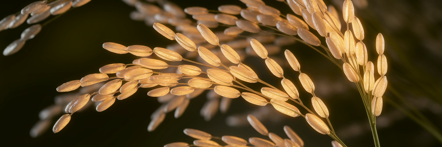 Glowing plant fibres representing complete protein.