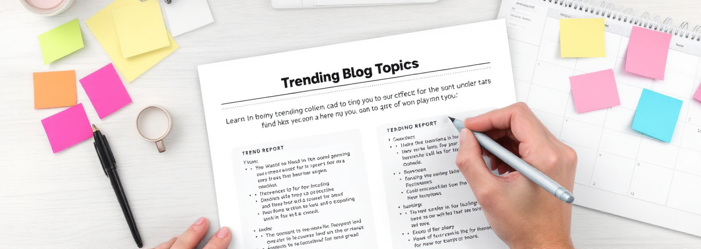 highlighting trending blog topics