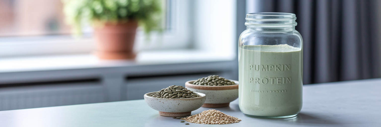Proteínas en polvo y semillas de origen vegetal