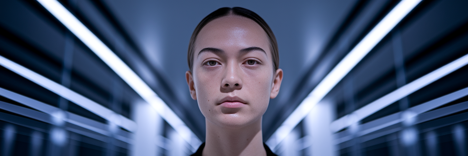 Professional headshot with minimalist office background.