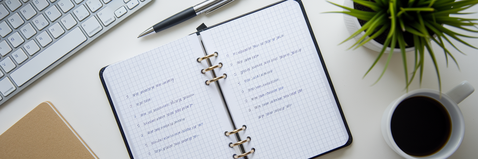 Structured notes for content creation